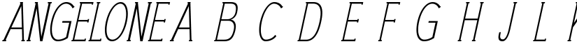 ANGELONE font download