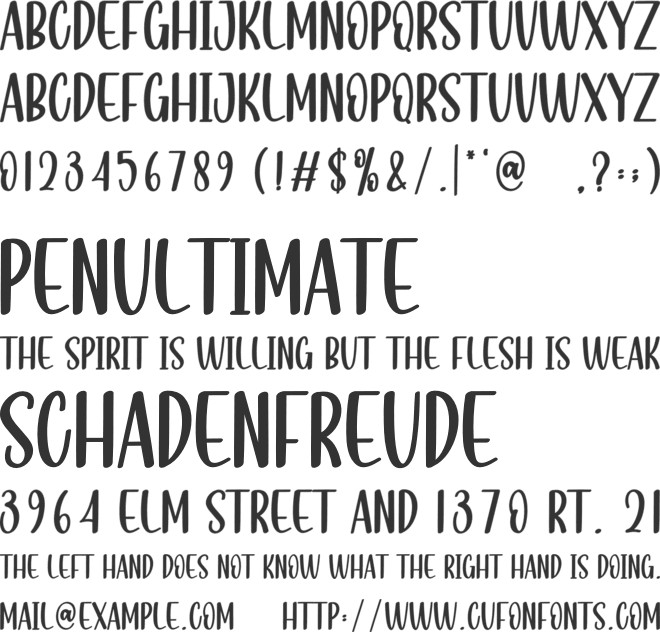 Valentine Vacation font preview