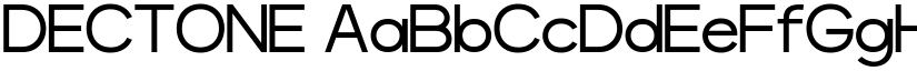 DECTONE font download