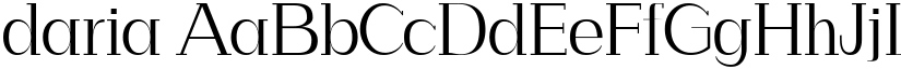daria font
