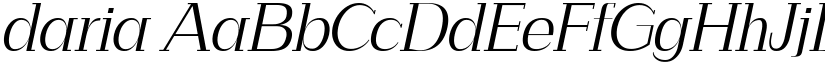 daria font