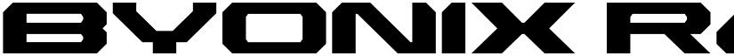 Byonix Racing font download