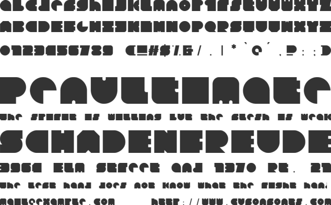 Square 80 font preview