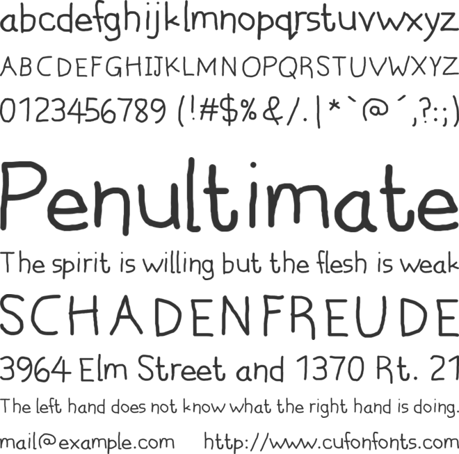 Ndagukubita Pro font preview