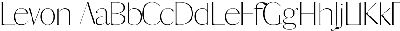Levon font