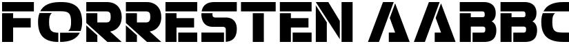 Forresten font download