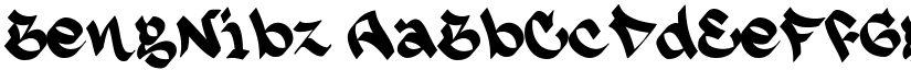 BengNibz font download