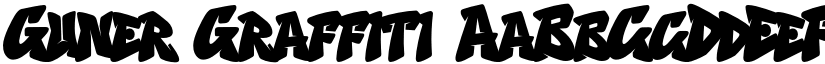 Guner Graffiti font