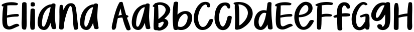 Eliana font