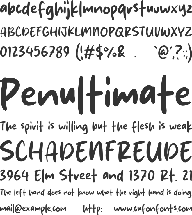 Matcha Vibes font preview