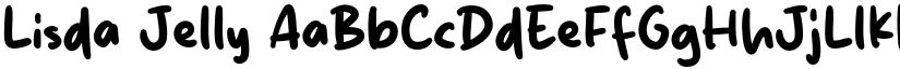 Lisda Jelly font