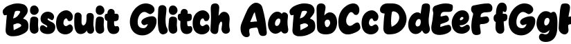 Biscuit Glitch font download