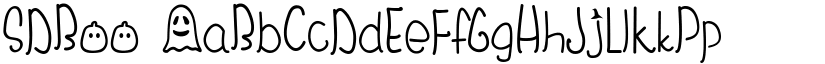 SDBoo font