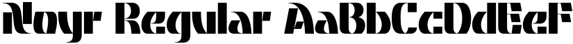 Noyr Regular font