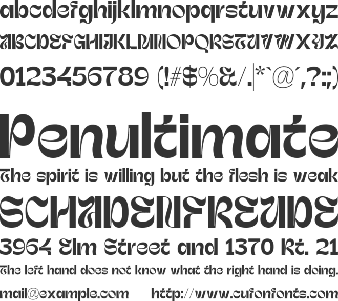 Uertas Urban Style font preview