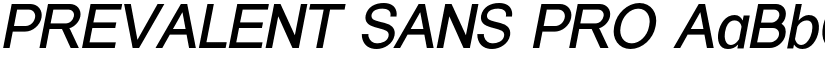 PREVALENT SANS PRO font