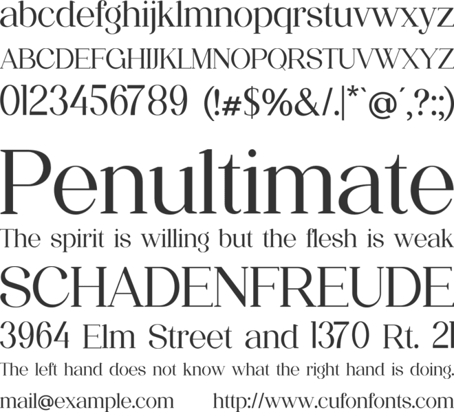 MoonscapeSerif font preview