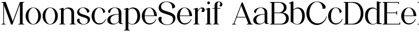 MoonscapeSerif font download
