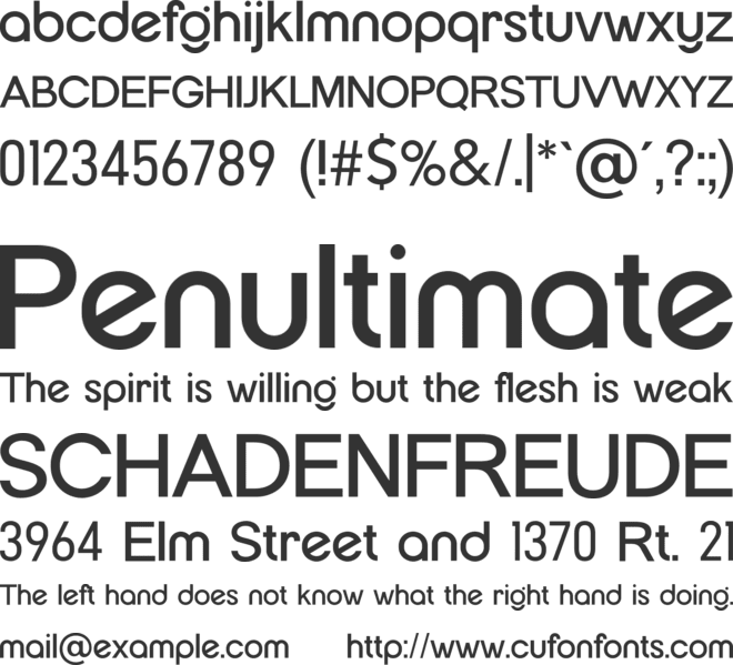 goodspace font preview