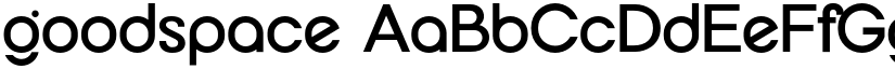 goodspace font