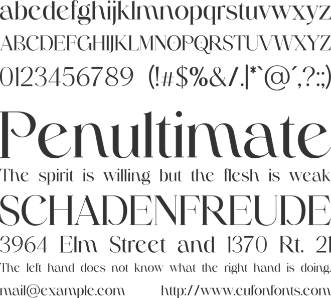 BiltmoreGrace font preview