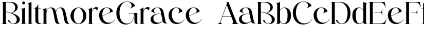 BiltmoreGrace font