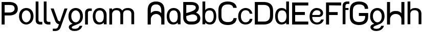 Pollygram font