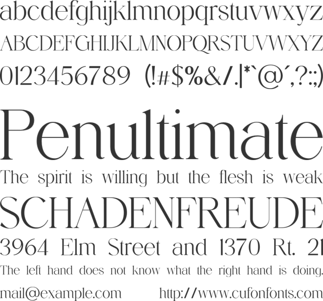 astraroche font preview