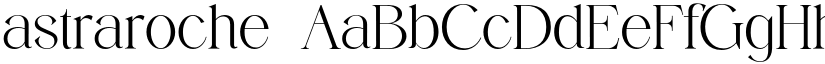 astraroche font