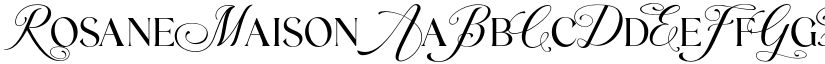 RosaneMaison font download