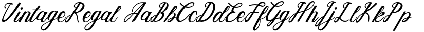 VintageRegal font