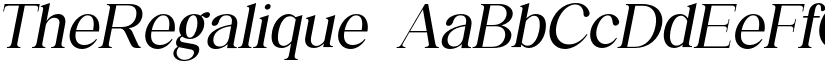 TheRegalique font