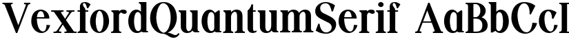 VexfordQuantumSerif font