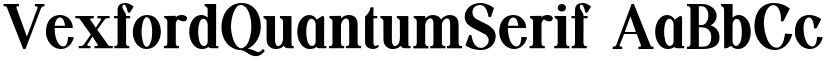 VexfordQuantumSerif font