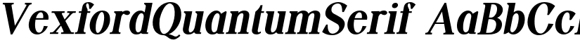 VexfordQuantumSerif font