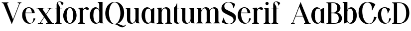 VexfordQuantumSerif font
