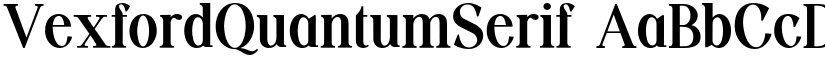 VexfordQuantumSerif font