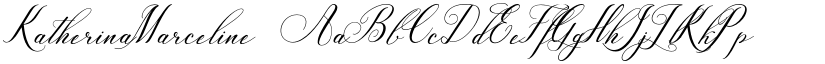KatherinaMarceline font