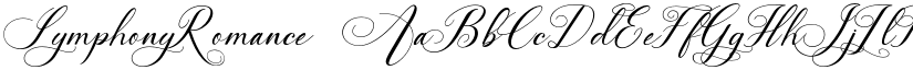 SymphonyRomance font