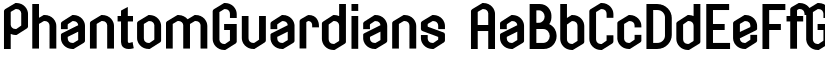 PhantomGuardians font