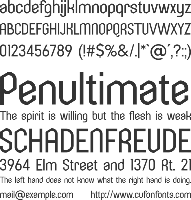 PhantomGuardians font preview