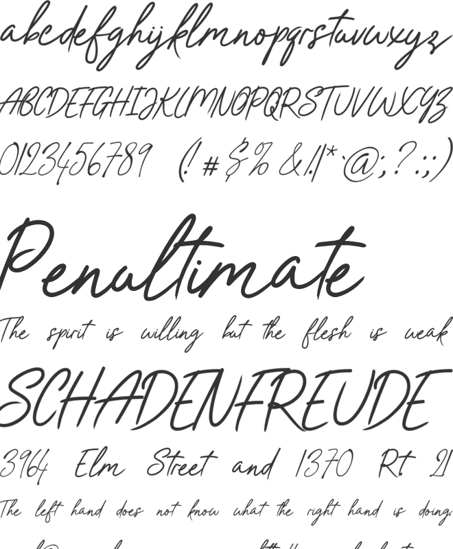 SweetRomanticRoses font preview