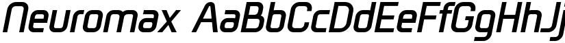 Neuromax font