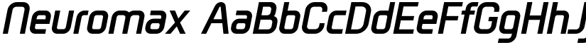 Neuromax font