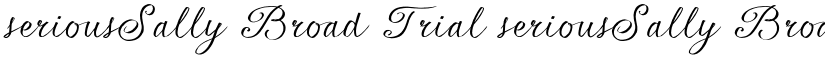 seriousSally_Broad_Trial seriousSally_Broad_Trial font