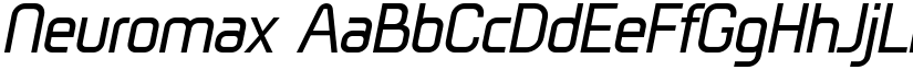 Neuromax font