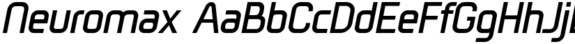 Neuromax font