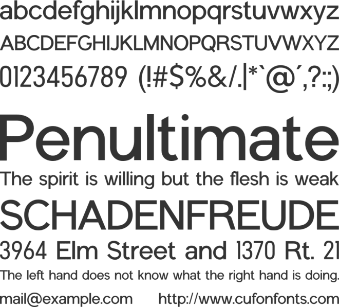 StenzGraxonPro font preview