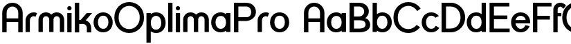 ArmikoOplimaPro font