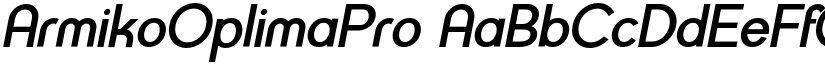 ArmikoOplimaPro font